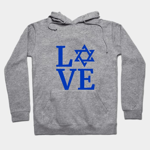 Love for Israel Hoodie by SquirrelQueen